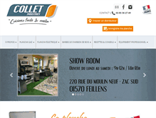 Tablet Screenshot of collet-industries.com